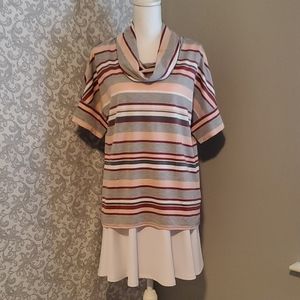 Cowl Neck Top (NWT) Cable & Gauge